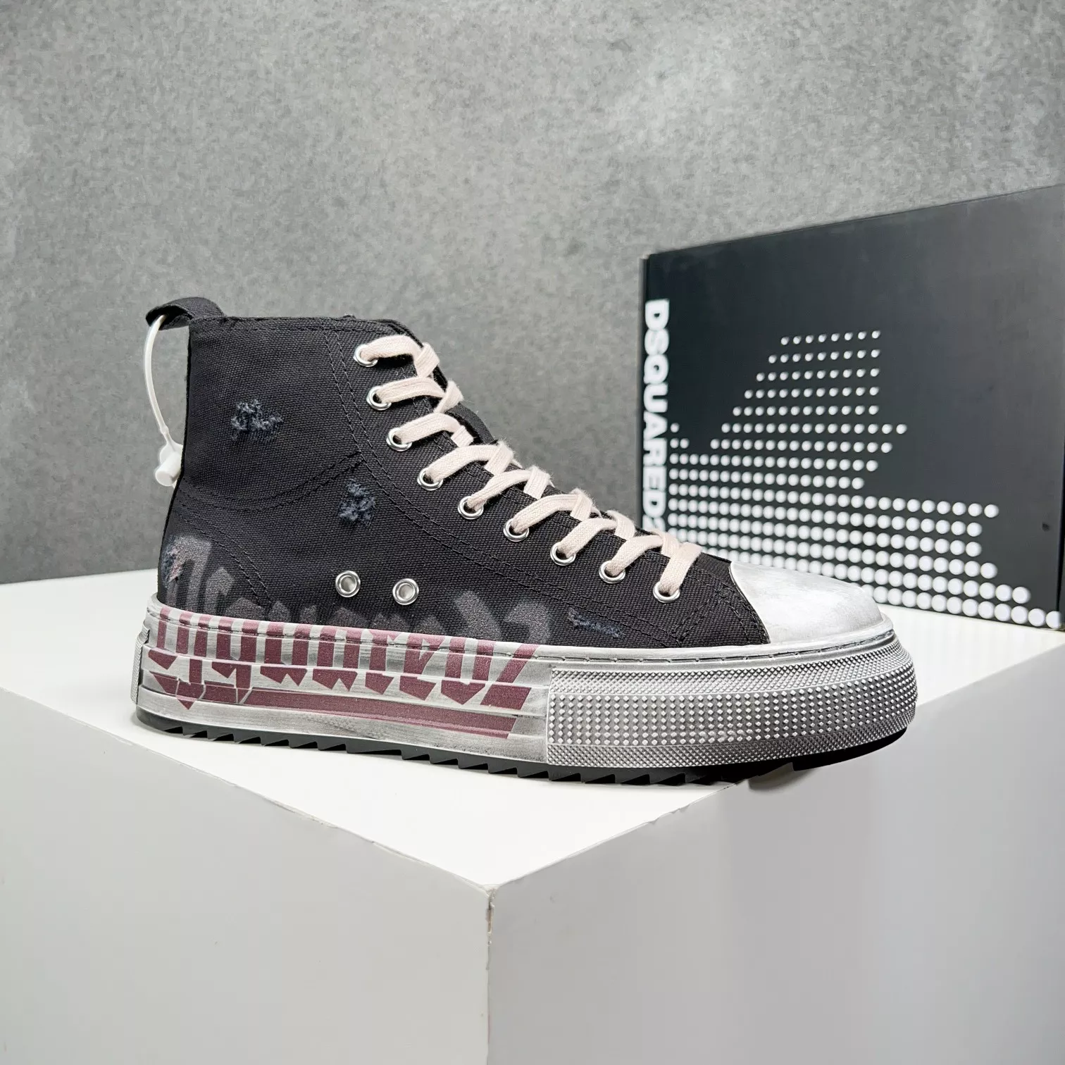 dsquared high tops chaussures pour homme s_12b2aa03